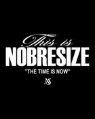 Camiseta NobreSize The Time Is Now Algodão Egípcio Premium Preta