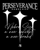 Camiseta NobreSize Perseverance Algodão Egípcio Premium Preta