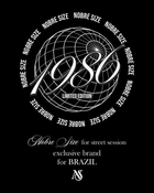 Camiseta NobreSize 1986 Algodão Egípcio Premium Preta