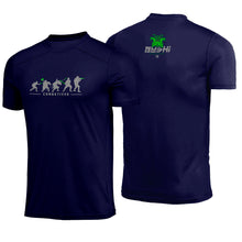 Camiseta BushiStrategy Bushi Combatives Azul Marinho Poliamida