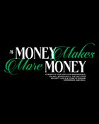 Camiseta NobreSize Money Makes Algodão Egípcio Premium Preta