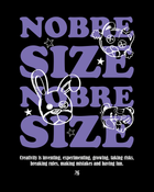 Camiseta NobreSize Creativity Algodão Egípcio Premium Preta