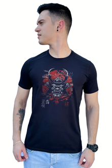 Camiseta Zafers Zafers Samurai Frente Poliamida Preta