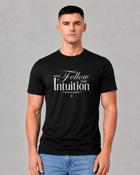 Camiseta NobreSize Follow Your Intuition Algodão Egípcio Premium Preta
