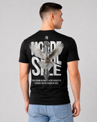 Camiseta NobreSize Peace Begins Algodão Egípcio Premium Preta