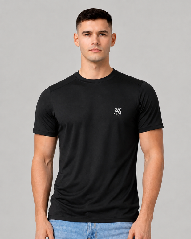 Camiseta NobreSize The Time Is Now Algodão Egípcio Premium Preta