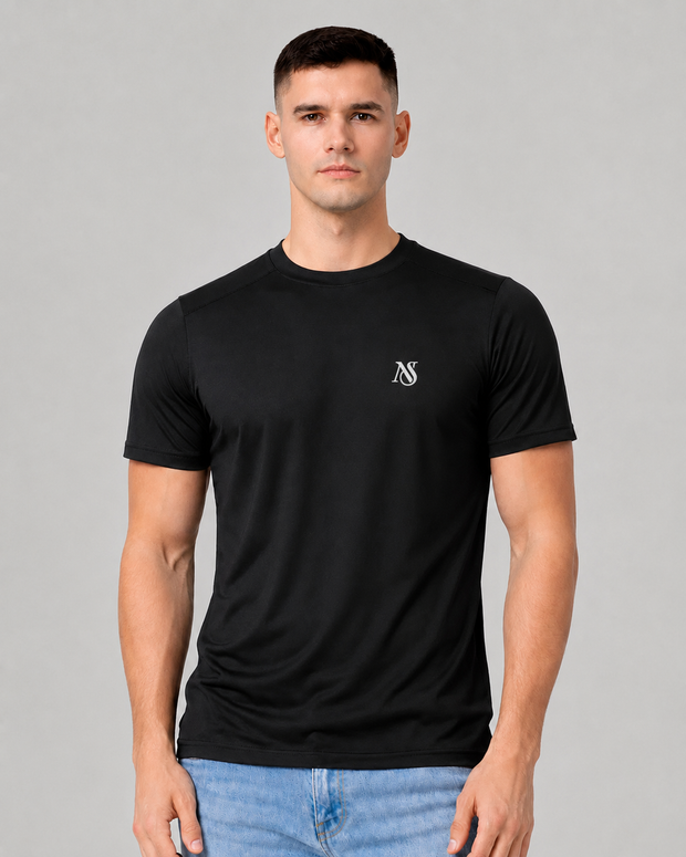 Camiseta NobreSize Perseverance Algodão Egípcio Premium Preta