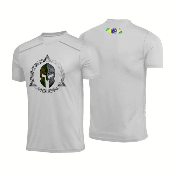 Camiseta Eduardo Tactics Tactics Logo Branca Poliamida