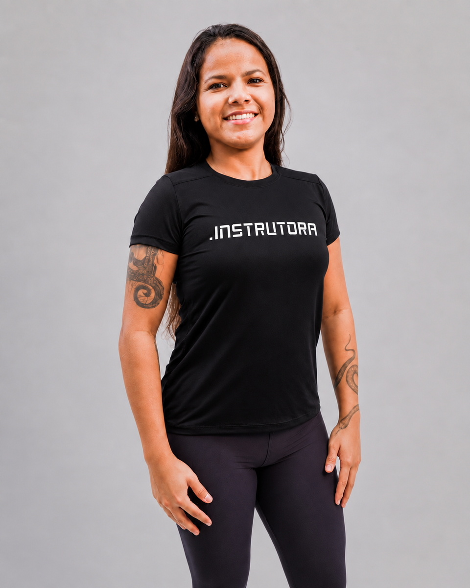 Camiseta .ESPECIALISTA Babylook Instrutora Preta