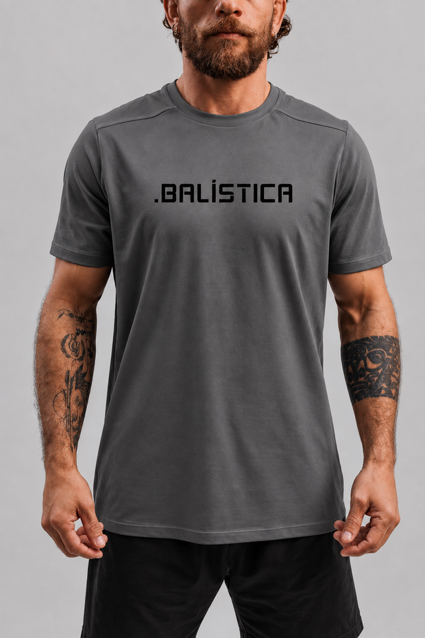 Camiseta .ESPECIALISTA Balística Algodão Cinza