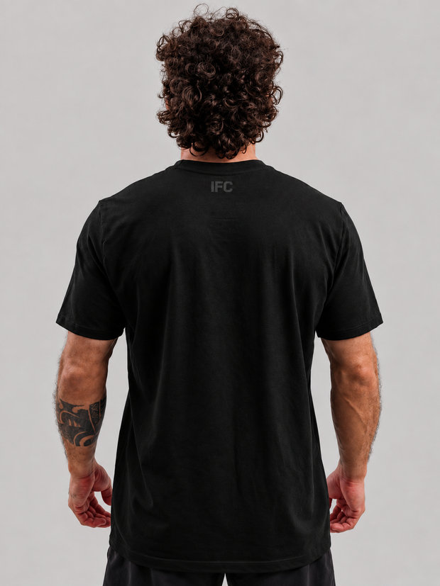 Camiseta .ESPECIALISTA Calma, Porra! Poliamida Preta