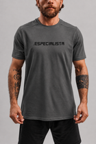 Camiseta .ESPECIALISTA Especialista Algodão Cinza