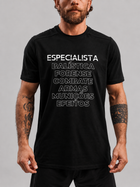 Camiseta .ESPECIALISTA Especialista em Balística Poliamida Preta