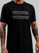 Camiseta .ESPECIALISTA Perito Criminoso Poliamida Preta