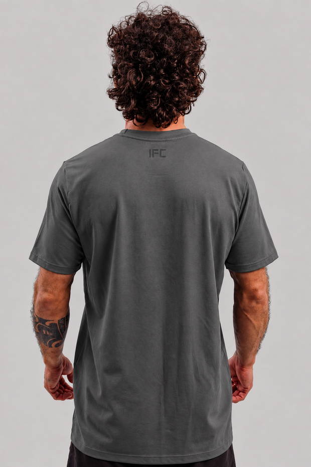 Camiseta .ESPECIALISTA Tanto Faz Algodão Cinza