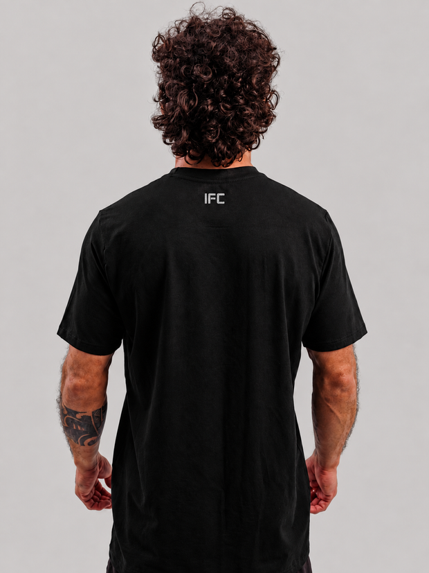 Camiseta .ESPECIALISTA Tanto Faz Poliamida Preta