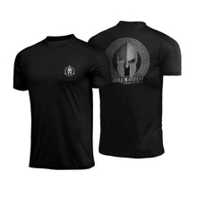 Camiseta Eduardo Tactics Tactics Dry Fit Logo Pequena Preta Poliamida