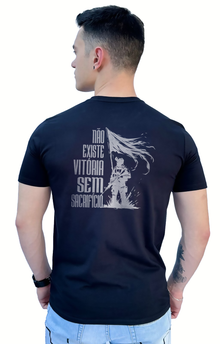 Camiseta Zafers Zafers Vitória Sem Sacrifício Verso Poliamida Preta