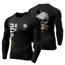 Camiseta Brutal Precision Hashguard Brutal Caveira Faixa Marrom